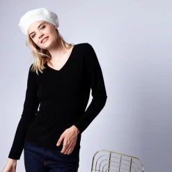 Montagut V collar cashmere jumper - Eniva