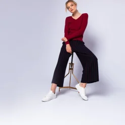 Montagut V collar cashmere jumper - Eniva