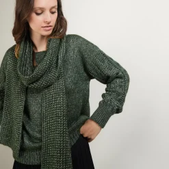 Montagut Viscose and baby alpaca scarf - Genu
