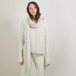 Montagut Viscose and baby alpaca scarf - Genu