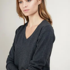 Montagut V-neck cashmere sweater - Abel