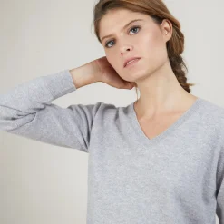 Montagut V-neck cashmere sweater - Abel