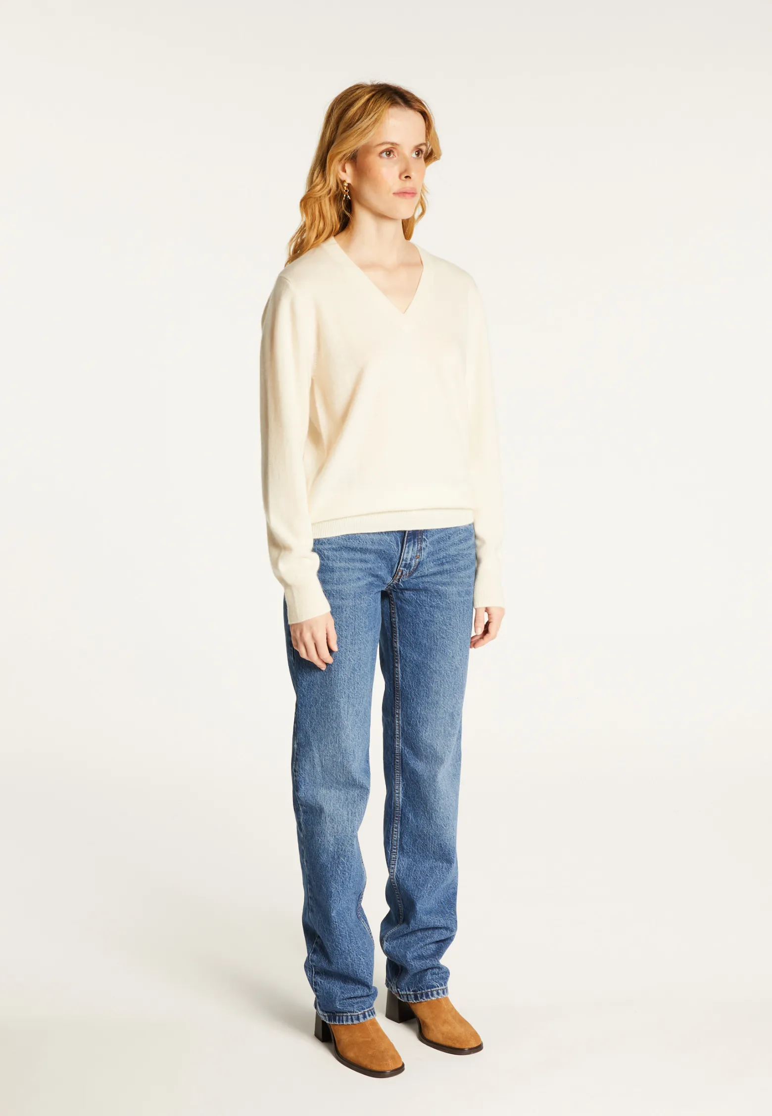 Montagut V-neck cashmere sweater - Abel