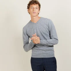 Montagut V-neck cashmere sweater - Evann