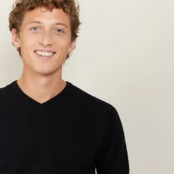 Montagut V-neck cashmere sweater - Evann