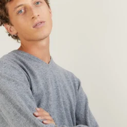 Montagut V-neck cashmere sweater - Evann