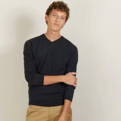 Montagut V-neck cashmere sweater - Evann