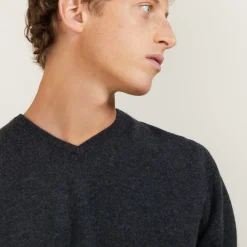 Montagut V-neck cashmere sweater - Evann
