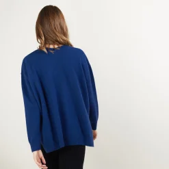 Montagut V-neck cashmere sweater with slits - Brendao
