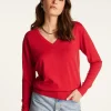 Montagut V-neck in merino wool - Arya