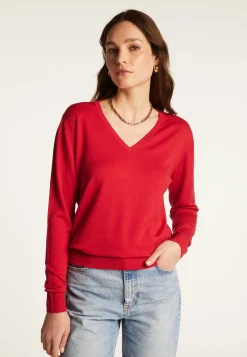 Montagut V-neck in merino wool - Arya