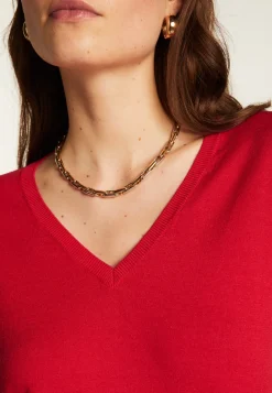 Montagut V-neck in merino wool - Arya