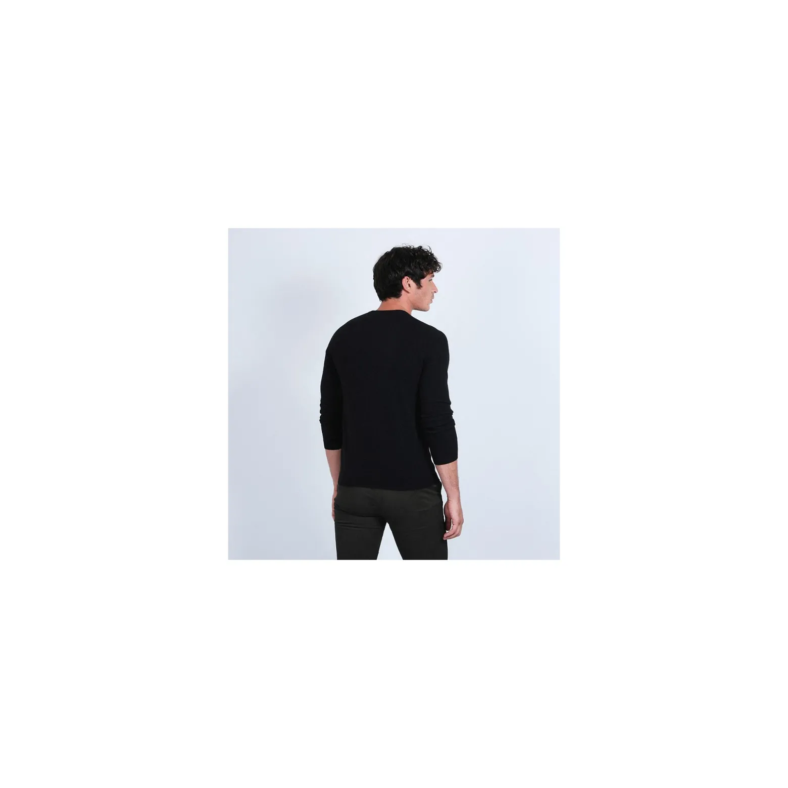 Montagut V-neck jumper in cashmere - Evann