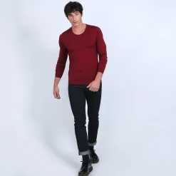 Montagut V-neck jumper in merino wool - Eddie