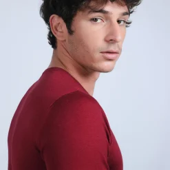 Montagut V-neck jumper in merino wool - Eddie