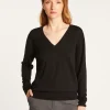Montagut V-neck merino wool sweater - Arya