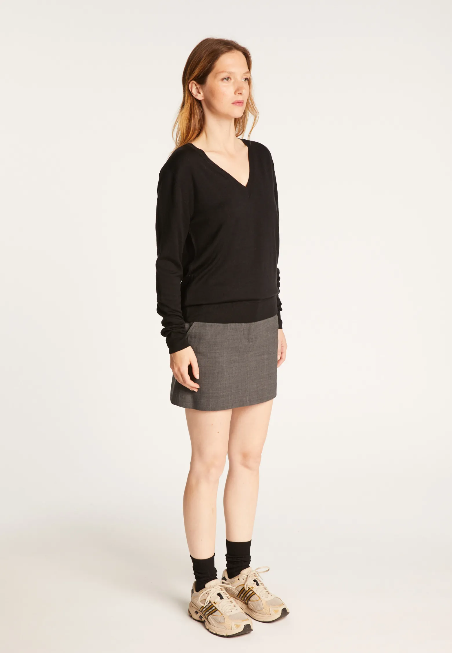 Montagut V-neck merino wool sweater - Arya