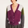 Montagut V-neck mohair cardigan - Floria