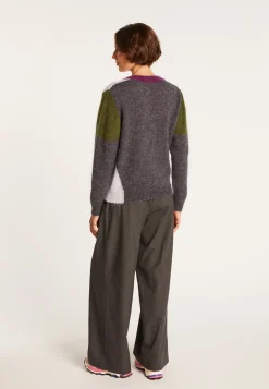 Montagut V-neck mohair cardigan - Floria