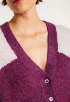 Montagut V-neck mohair cardigan - Floria