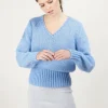 Montagut V-neck mohair sweater - Gracy
