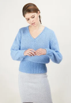 Montagut V-neck mohair sweater - Gracy