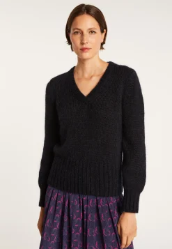 Montagut V-neck mohair sweater - Gracy