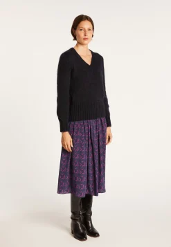 Montagut V-neck mohair sweater - Gracy
