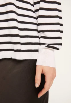 Montagut V-neck sailor top in merino wool - Rex