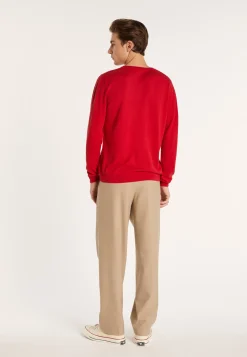 Montagut V-neck sweater in cashmere and linen - Banderas