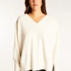 Montagut V-neck sweater in merino wool - Robine