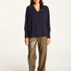 Montagut V-neck sweater in merino wool - Robine