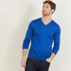 Montagut V-neck sweater in merino wool - Bibiane