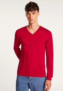 Montagut V-neck sweater in merino wool - Bibiane