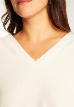 Montagut V-neck sweater in merino wool - Robine