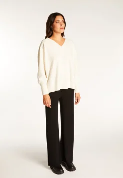 Montagut V-neck sweater in merino wool - Robine