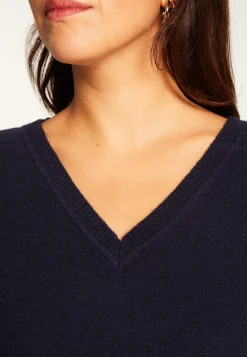 Montagut V-neck sweater in merino wool - Robine