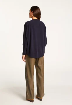 Montagut V-neck sweater in merino wool - Robine