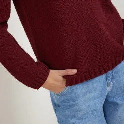 Montagut V-neck sweater in wool and silk - Blovis