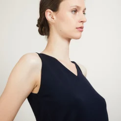 Montagut V-neck wool tank top - Blanchette