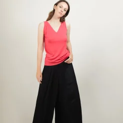 Montagut V-neck wool tank top - Blanchette