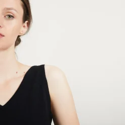 Montagut V-neck wool tank top - Blanchette