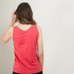 Montagut V-neck wool tank top - Blanchette