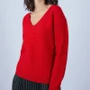Montagut Women's V-neck jumper - Soizic