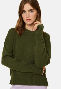 Montagut Wool and cashmere mitten-sleeved round-neck sweater - Gemma