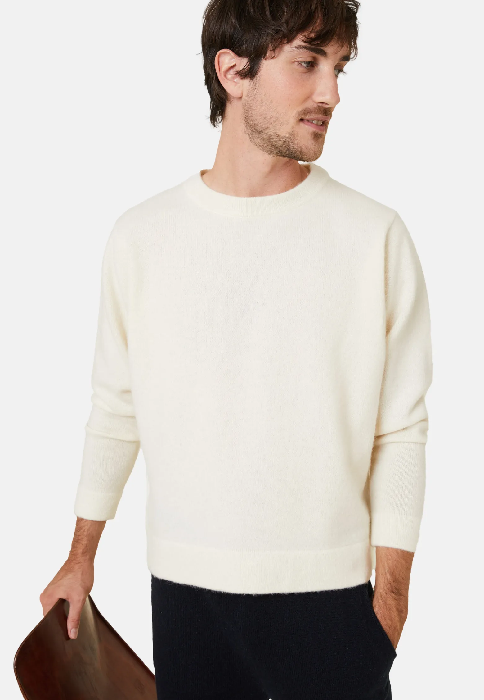Montagut Wool and cashmere round neck sweater - Fado