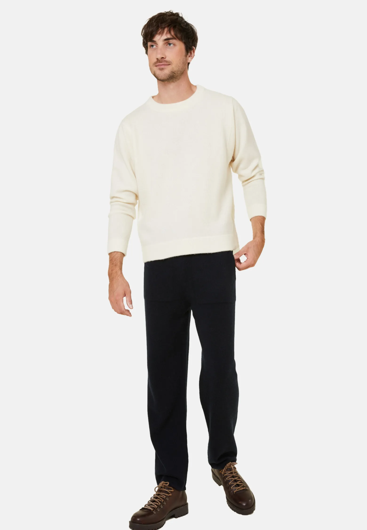 Montagut Wool and cashmere round neck sweater - Fado
