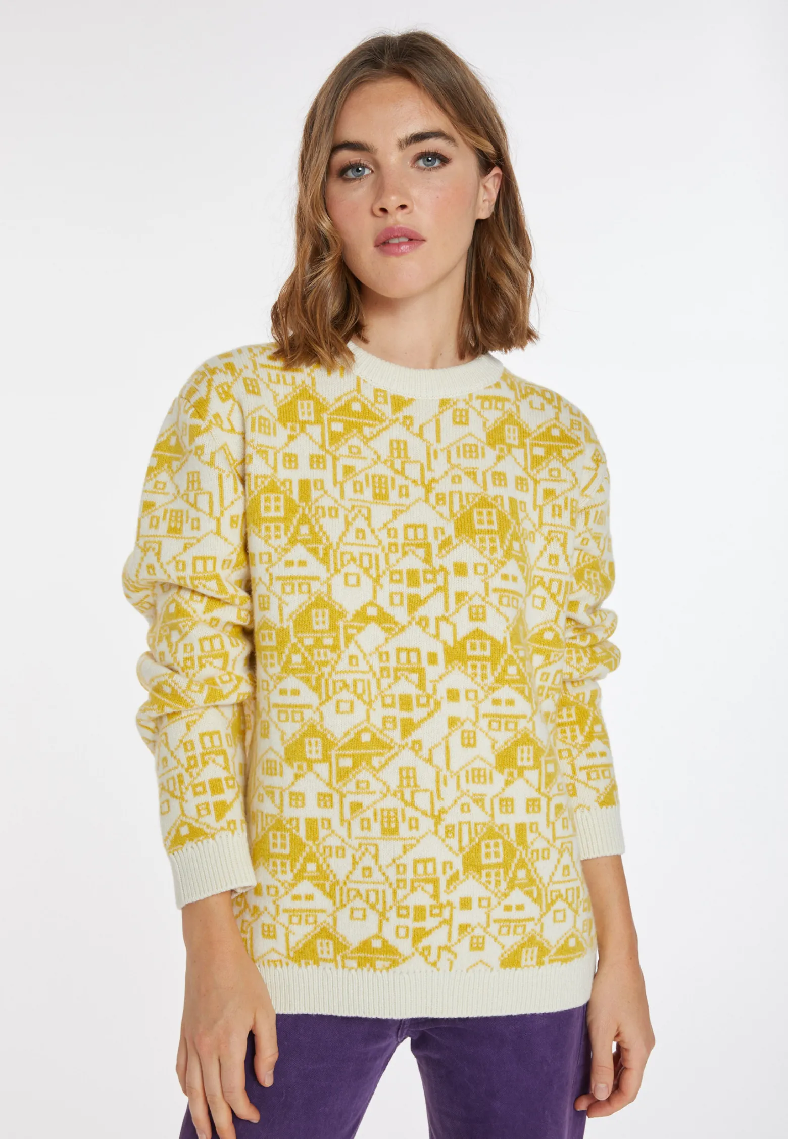 Montagut Wool and cashmere unisex sweater - Swann