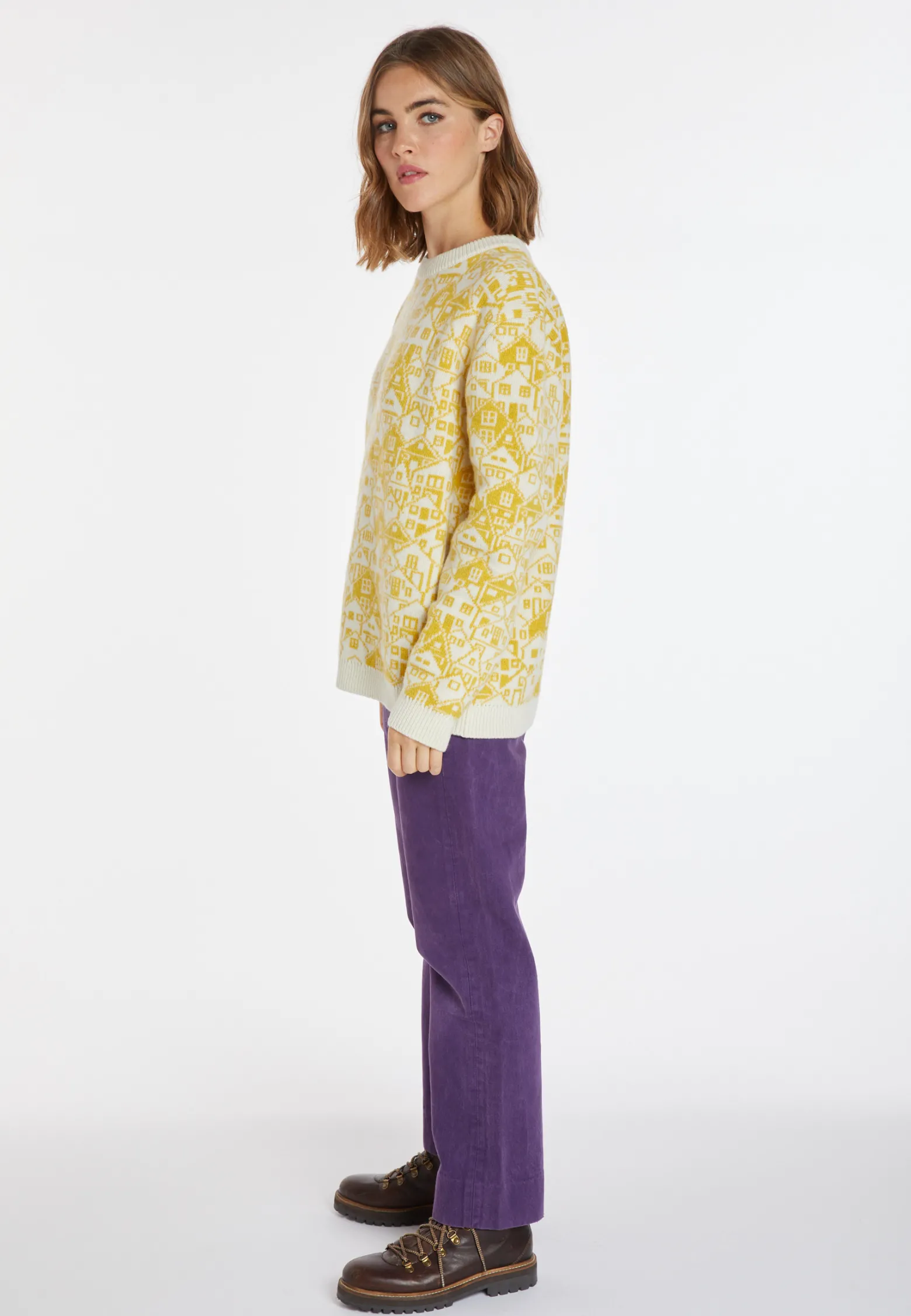 Montagut Wool and cashmere unisex sweater - Swann