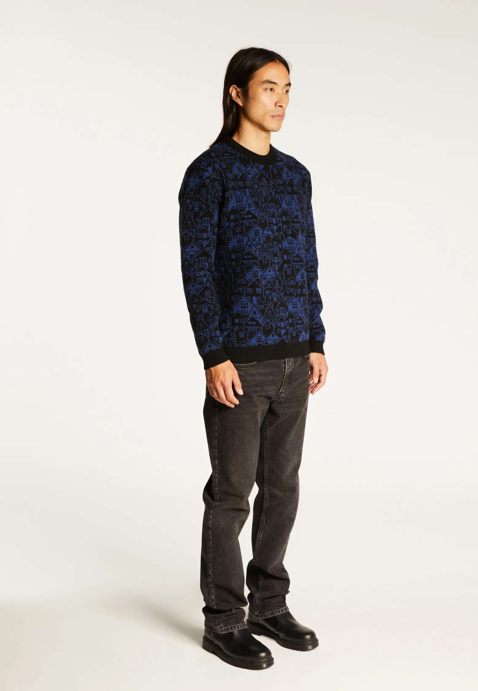 Montagut Wool and cashmere unisex sweater - Swann